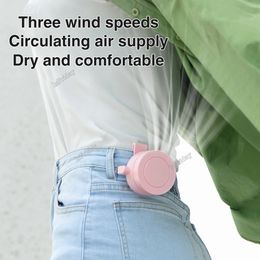 Faux Floral Greenery Portable Fan Mini Rechargeable Outdoor Waist Clip Air Cooler 3-Modes Light Weight Low Noise Fan For Men Women Indoor Outdoor 230725