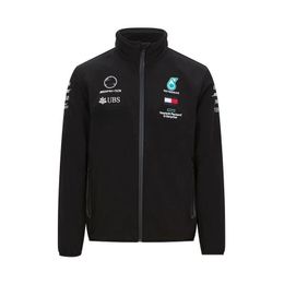 Men'S Hoodies Sweatshirts Outdoor F1 Benz Racing Coat Spring And Autumn Mens Wear Fan Club Drop Delivery Apparel Clothing Dhurx