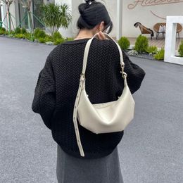 Evening Bags Women's First Layer Cowhide Handbag Shoulder Underarm Real Leater Bag Cross Body Dumpling For Women Ladies Female 2023