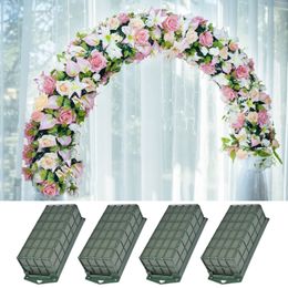 Dried Flowers Floral Foam Cage Decorative Wedding Car Bricks 2PCS Table Decor Centrepiece DIY Flower Arrangement 230725