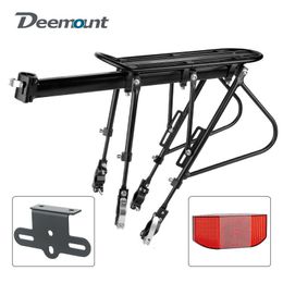 Bike Frames Deemount Quality Bicycle Cargo 24-29 inch Bikes Rear Luggage Rack Seatpost Bag Holder Stand With Install Tool 100KG Load 230725