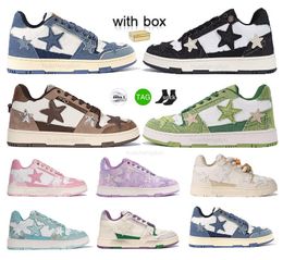Kaalixto Star casual shoes Mens Woman low rodeo silver BALCKNESS pink green Loafers Canvas shoe