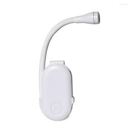 Night Lights Clip Book Light With Hose Stepless Dimmable Rechargeable Eye-caring Pocket-sized LED Reading Lamp