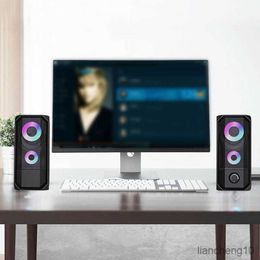 Portable Speakers Sound PC aux 3.5mm stereo surround music speakers sound bar for computer PC home notebook TV loudspeakers R230727