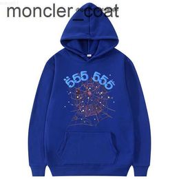 Men's Hoodies Sweatshirts Fashion Creativity Sp5der 555 Angel Number Hoodie Men Women High Quality Spider Web Pattern Sweatshirt Unisex Loose Clothing5vhn L230726