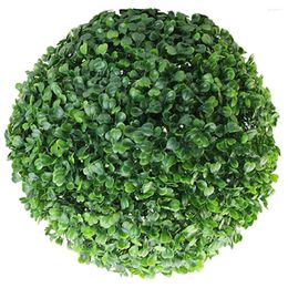 Decorative Flowers Artificial Grass Ball Indoor Topiary Balls Plastic Plants Outdoors Wedding Decorations Green Pendant DIY Ornament