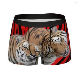 Underpants Pair Happy Year Of Tiger 2023 Tibetan Rug Breathbale Panties Male Underwear Sexy Shorts Boxer Briefs