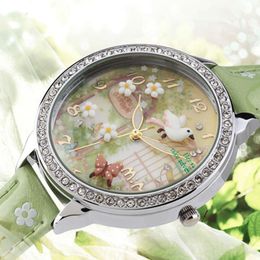 Jackets M:n: Brand Fashion Watch Ladies Handmade 3d Bird Girl Gift Quartz Wristwatches Waterproof Luminous for Women Reloj Mujer
