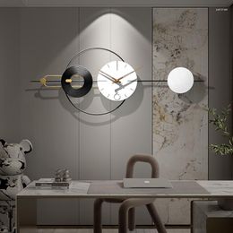 Wall Clocks Living Room Luxury Hanging Watch Creative Silent Large Clock Dining Background Ornament Home Decoration