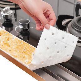 Table Mats 10 Pcs Cooker Hood Philtre Cotton Range Oil Absorbing With Flame Retardant Nonwoven Fabric Material Paper