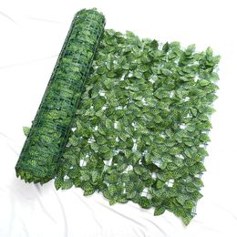 Faux Floral Greenery Artificial Plant Fence Ivy Hedge Green Leaf Fence Panels rivacy Fence Screen for Home Garden Yard Decoration Outdoor Wall Decor 230725