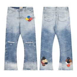 Gall Designer Mens Galleries High Quality Jeans Distressed depts Pants Ripped Biker Motorcycle Denim for Men Women Fashion Luxury Jean Womens Patchwork Size M-xxl 12