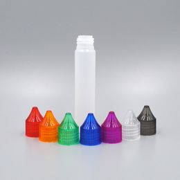 wholesale 30ML Plastic Unicorn dropper bottle With pen shape nipple High Quality Material For Storing e liquid 100 Pieces/Lot