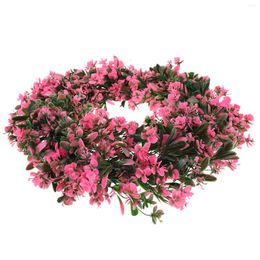 Decorative Flowers Imitation Plants Home Decorations Welcome Door Wreath Outdoor Summer Hanging Front Simulate Flower Plastic Adornment Fake