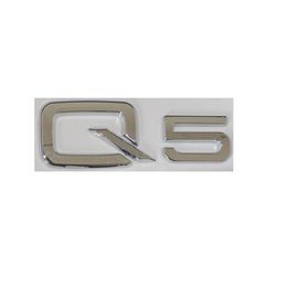 Chrome Q 5 Trunk Rear Number Letters Words Badge Emblem Sticker for Audi Q5289f