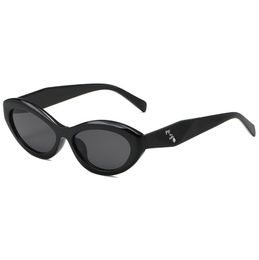 Óculos de sol de grife óculos de sol clássicos óculos de sol de praia ao ar livre para homem e mulher mix 6 cores assinatura triangular opcional 26zs