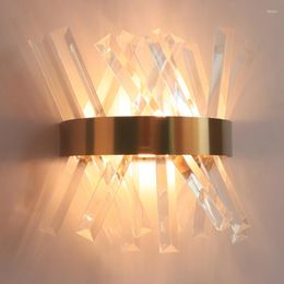 Wall Lamp Chandeliers Modern Crystal Nordic Lamps Bedroom LED Beside Balcony Sconce Living Room Decor Luces Pendant Light