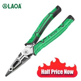 Screwdrivers Laoa Needle Nose Pliers Hard Steel Wire Cutters Long Nose Wire Stripping Terminal Crimping Multifunctional Hand Tools