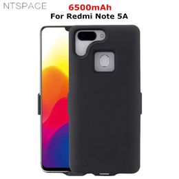 Processors Ntspace 6500mah for Xiaomi Redmi Note 5a Battery Charger Cover Cases for Redmi Note 5a Power Bank Case External Battery Case