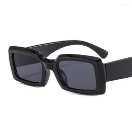 Sunglasses Narrow Frame Rectangle Women Fashion Brand Designer Modern Personality Sun Glasses Male Vintage Outdoor Shades UV400