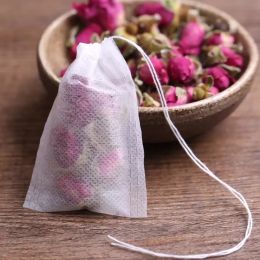 1000Pcs/Lot Tea bags 9 x 10 CM Empty Scented Tea Bags With String Heal Seal Philtre Paper for Herb Loose Tea LL