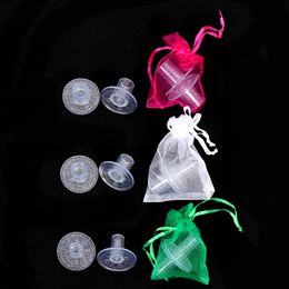 Shoe Parts Accessories 30Pairs/Lot Silver Powder Silicone High Heel Protectors for Grass Women Shoe Heel Savers Anti-slip Heel Guards for Wedding Party 230725