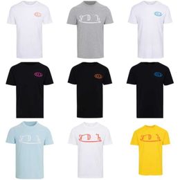 Men's T-shirts Vons Tees Mens Casual Dutchs T-shirt Summer Slim Letter Printed Short Sleeve Fit Breathable Crew Neck Accessory USA High Street