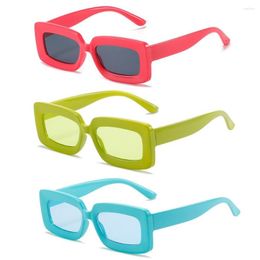 Sunglasses Wholesale Selling High Quality Fashion Sun Glasses Square Candy Jelly Macaron Coloured Small Frame Rectangle