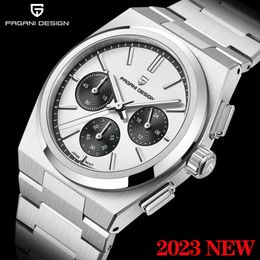 Other Watches PAGANI DESIGN 2023 Classic Men s Sport Quartz Sapphire Stainless Steel VK63 Waterproof Clock Relogios Masculinos 230725