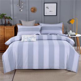 Home Textile Bedding Striped Chequered Modern Simple 4-Piece Sheet Set218z
