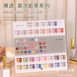 Nail Gel 30 Colours Jelly Transparent Polish Nude Pink Skin Colour UV Soak Off Varnish Jade Art Lacquer 15ml 230725