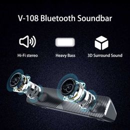 Portable Speakers TV Soundbar Computer Speakers Wired Wireless Bluetooth Speaker Home Theater AUX Bass Subwoofer Sound Bar Desktop barra R230727