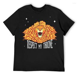Men's T Shirts Lion Print Summer T-shirt Casual Harajuku Style Trend Pure Cotton Short Sleeved Street Clothing