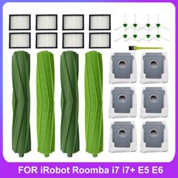 Zappers Side Brushes & Roller Brushes & Hepa Philtres for Irobot Roomba I7 I7+ E5 E6 I Series Robot Vacuum Cleaner Parts Replacement Kit