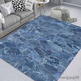 Carpets Modern Abstract Geometric Marble Living Room Bedroom Rug Bathroom Anti Slip Rug Mat Home Bedroom Decor Kids Furry Rug R230726