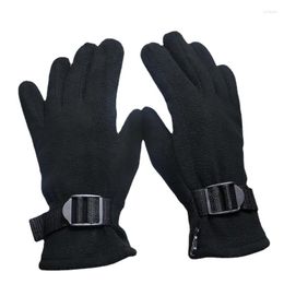 Cycling Gloves Autumn Winter Outdoor Sports Polar Fleece Non Slip Men Women Thick Warmth Riding Windproof Glove