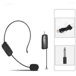 Microphones Wireless Headset Microphone Bee Audio Universal Lavalier Earphone Teachers' Mono