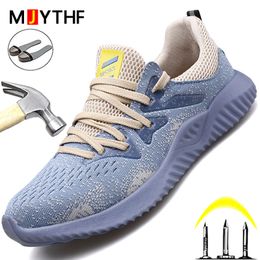 Dress Shoes Indestructible Safety Men Work Steel Toe Cap Sneakers Male Industrial AntiPuncture Protective 48 230726