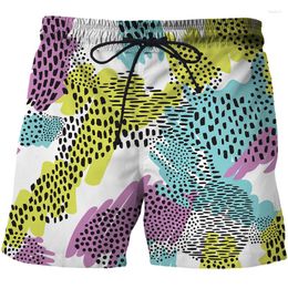Men's Shorts Summer Fashion Print 3D Surfing Short Beach Men Casual Quick Dry Sports Pants Swimwear Beachwear