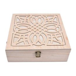 62 Slot Wooden Essential Oil Storage Box Solid Wood Case Holder Large Capacity Aromatherapy Essential Oil Bottle Organiser T200115282S