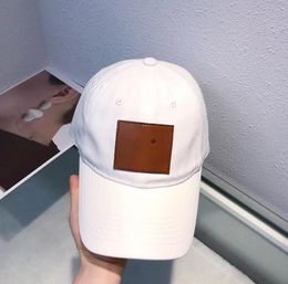 All-match Retro Baseball Cap Bucket Hat Soft Peaked Cap Hip Hop American Leather Tag Curved Brim Duck Tongue Sun Protection Hat