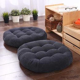 Cushion/Decorative 1pcs Thicken Round Futon Hassock Seat Cushion Tatami Mattress Pouf Bedding Sitting Home Decor R230727