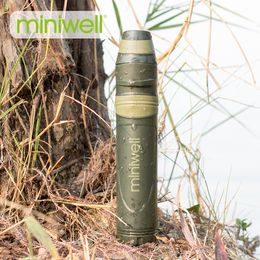Outdoor Gadgets Miniwell L600 survival portable water Philtre equipment taken on outdoor trip 230726