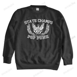 Men's Hoodies Fashion Vintage STATE CHAMPS Punk Band Knuckle Puck Neck Deep Sweatshirt S M L XL 2XL Custom Print Casual O-Neck Top