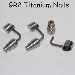 bong 90 bucket titanium nail 10mm 14mm 18mm male female gr2 titanium nail dabber for oil rigs glass bong smoking water pipes286j