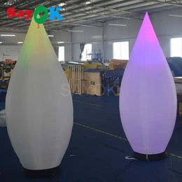 inflatable conical water droplet decoration with lighting used for advertising parties weddings exhibitions and decorations
