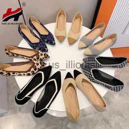 Dress Shoes 2023 Mesh Solid Flat Shoes Women Pointed Single Shoes Latex Insole Asakuchi High Quality Casual Shoes J230727