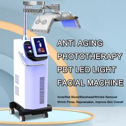 Phototherapy Wrinkle Remover Anti Ageing Machine LED Light Red Blood Removal Cleaning Acne Blackhead Shrink Pores PDT Photon Facial Beauty Instrument
