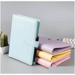 Notepads A5 A6 Notebook Er Protector Pu Leather Notebooks Binder Personal Planner Without Paper Diary Loose Case For Filler Papers Dro Otmph