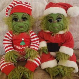 Grinch Doll Cute Christmas Stuffed Plush Toy Xmas Gifts For Kids Home Decoration In Stock #3 2112232454